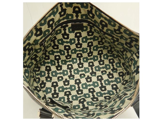 Borsa Tote Gucci Guccissima Nero - vista 4