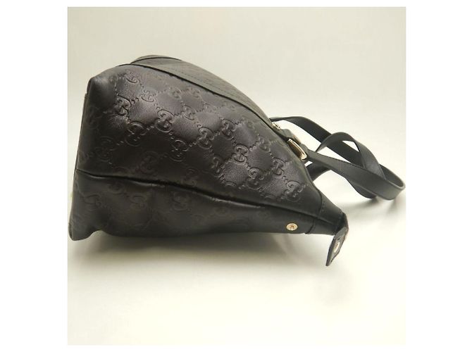 Borsa Tote Gucci Guccissima Nero - vista 5