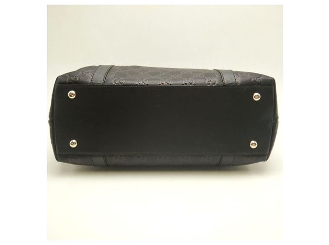 Borsa Tote Gucci Guccissima Nero - vista 6
