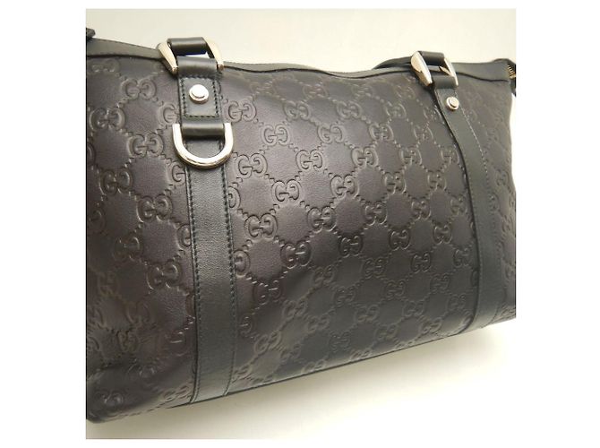 Borsa Tote Gucci Guccissima Nero - vista 7