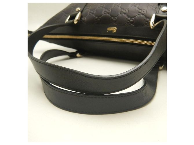 Borsa Tote Gucci Guccissima Nero - vista 9