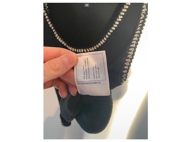 Chanel Canotta Logo 22P - Nero - vista 6