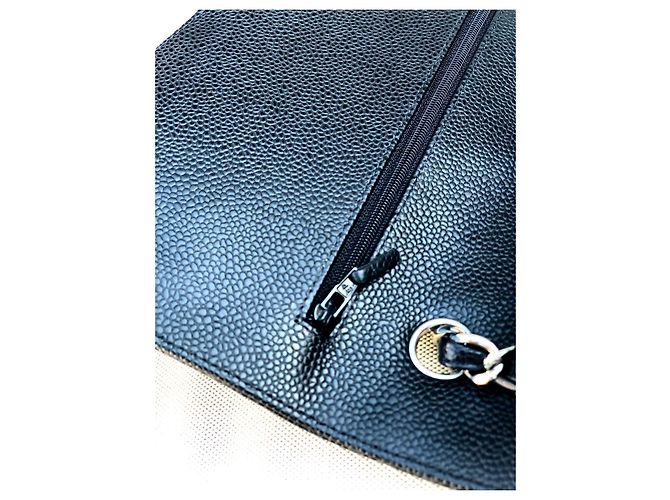 Timeless Borsa Chanel Classic Flap in pelle caviar nera Nero - vista 14
