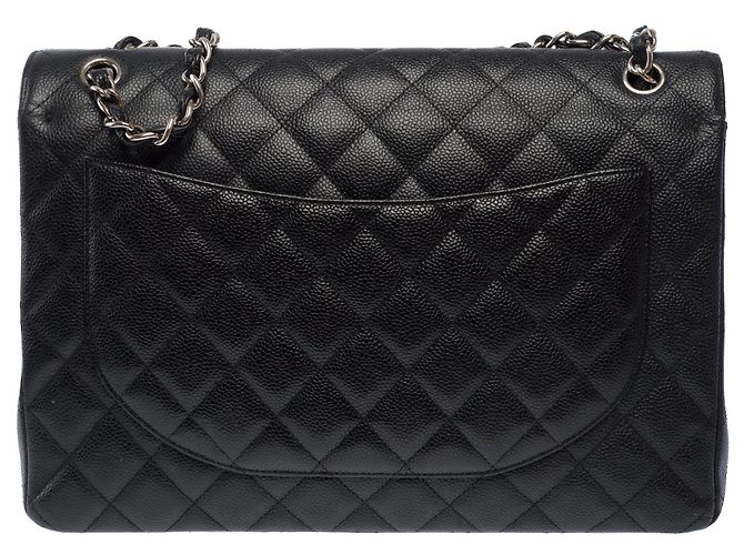 Borsa CHANEL Timeless/Classique in Pelle Nera - 103735 Nero - vista 3