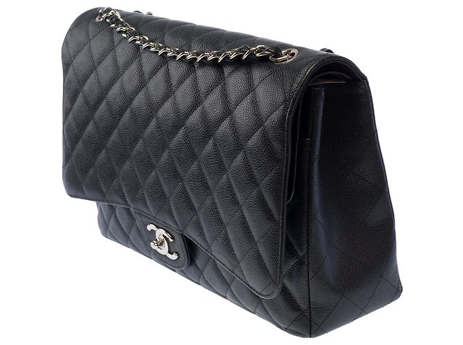 Borsa CHANEL Timeless/Classique in Pelle Nera - 103735 Nero - vista 4