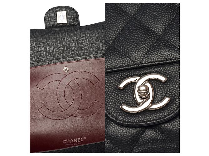 Borsa CHANEL Timeless/Classique in Pelle Nera - 103735 Nero - vista 6