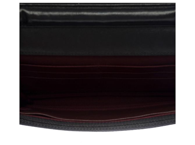 Borsa CHANEL Wallet on Chain in Pelle Nera - 103722 Nero - vista 8
