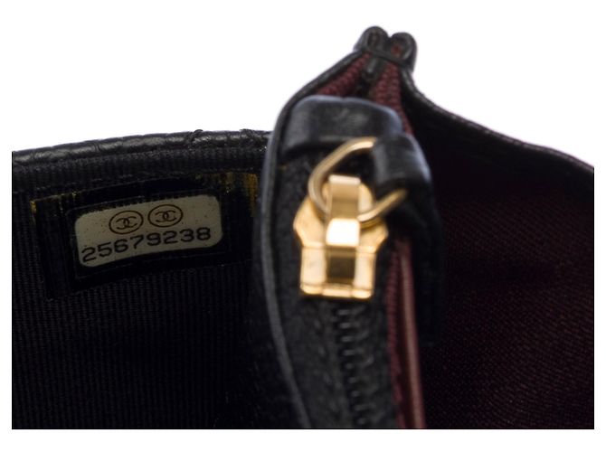 Borsa CHANEL Wallet on Chain in Pelle Nera - 103721 Nero - vista 8