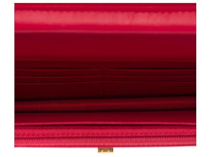 Bolsa CHANEL Wallet on Chain em Couro Rosa - 103723 - vista 8