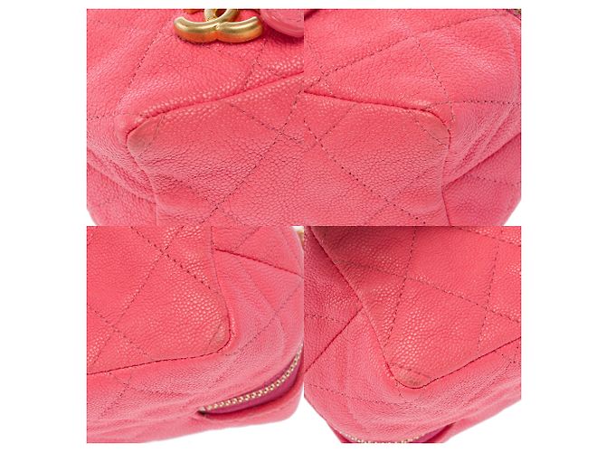 Borsa CHANEL Vanity in Pelle Rosa - 103734 - vista 11