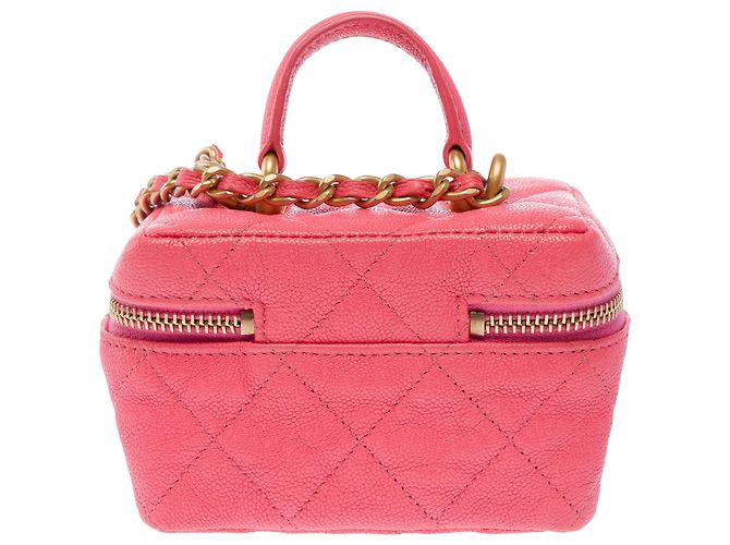 Borsa CHANEL Vanity in Pelle Rosa - 103734 - vista 4