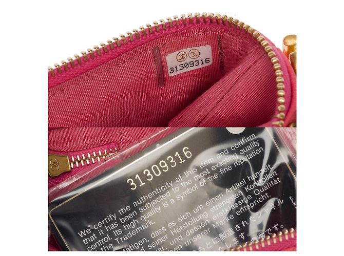 Borsa CHANEL Vanity in Pelle Rosa - 103734 - vista 7