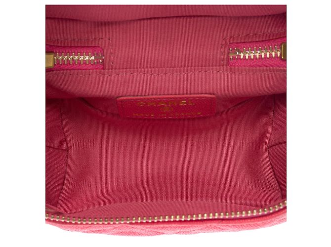 Borsa CHANEL Vanity in Pelle Rosa - 103734 - vista 8
