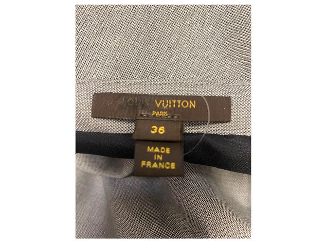 Abito senza maniche in lana e cashmere grigio Louis Vuitton - Taglia 36 - vista 5