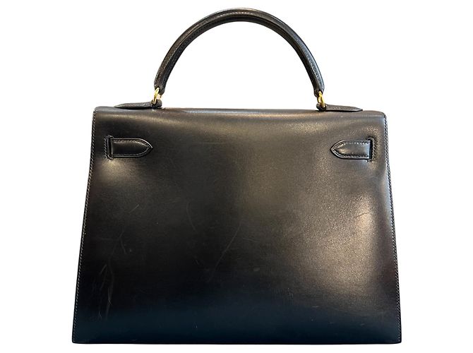 Hermès Borsa Kelly Sellier 32 in Box Calf 1971 Hermes - vista 4