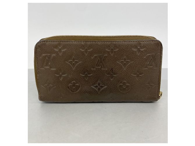 Cartera larga Louis Vuitton Monogram Empreinte Castaño - vista 10
