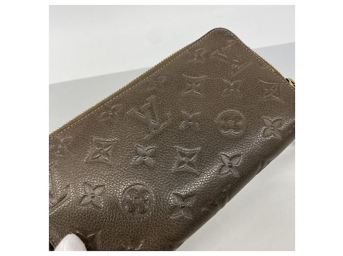 Cartera larga Louis Vuitton Monogram Empreinte Castaño - vista 5