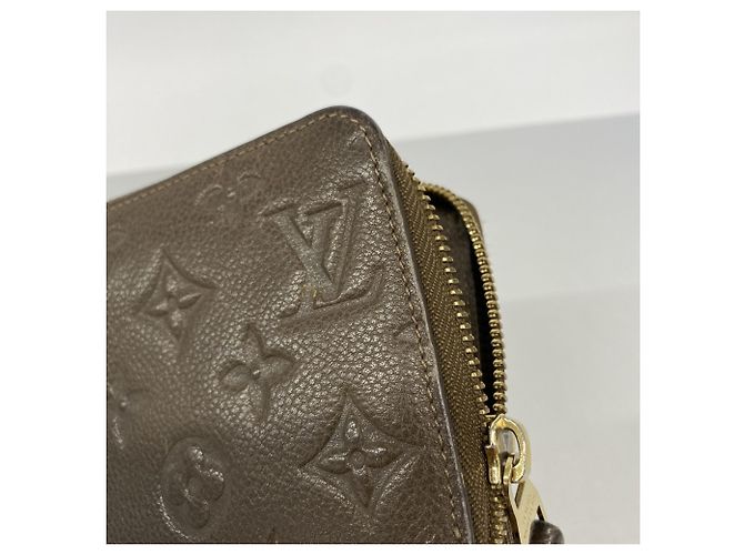 Cartera larga Louis Vuitton Monogram Empreinte Castaño - vista 6