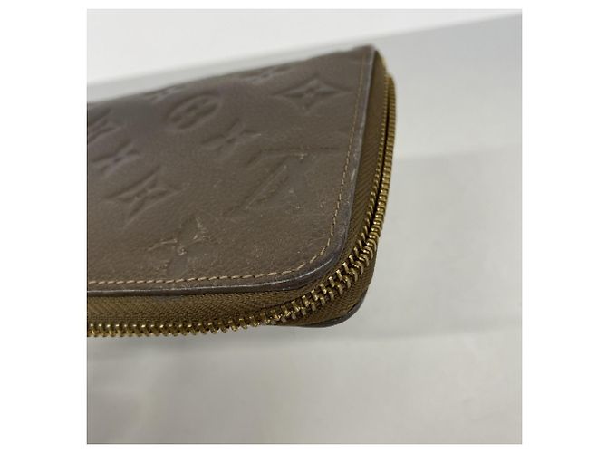Cartera larga Louis Vuitton Monogram Empreinte Castaño - vista 7
