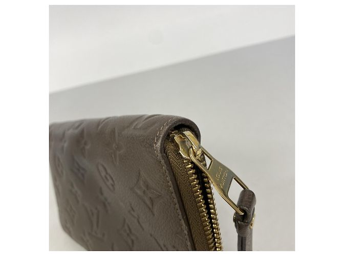 Cartera larga Louis Vuitton Monogram Empreinte Castaño - vista 8
