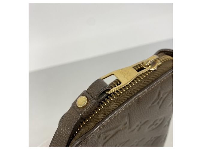 Cartera larga Louis Vuitton Monogram Empreinte Castaño - vista 9