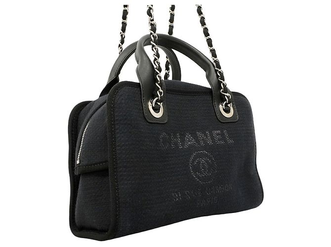 Borsa a Spalla con Catena Deauville Chanel Nero - vista 2