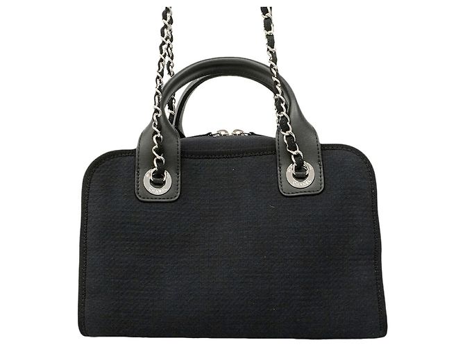 Borsa a Spalla con Catena Deauville Chanel Nero - vista 8