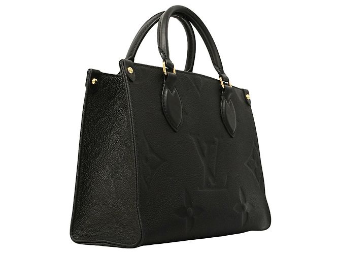 Borsa Louis Vuitton Monogram Empreinte OnTheGo PM Nero - vista 2