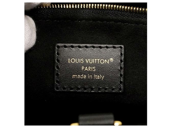 Borsa Louis Vuitton Monogram Empreinte OnTheGo PM Nero - vista 5