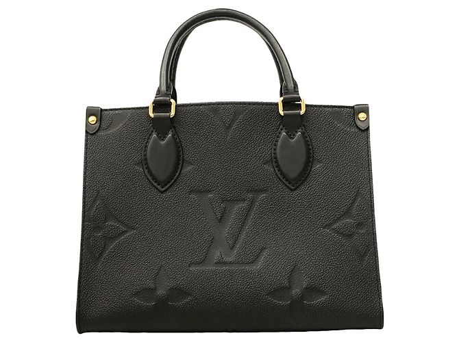 Borsa Louis Vuitton Monogram Empreinte OnTheGo PM Nero - vista 9