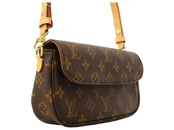 Portafoglio con catena Louis Vuitton Monogram Wallet-on-Chain Ivy Marrone - vista 2