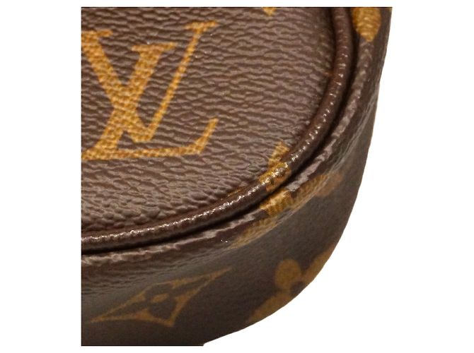 Portafoglio con catena Louis Vuitton Monogram Wallet-on-Chain Ivy Marrone - vista 7