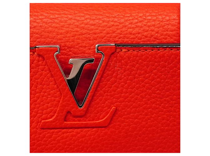 Borsa Louis Vuitton Capucines BB Rosso - vista 10