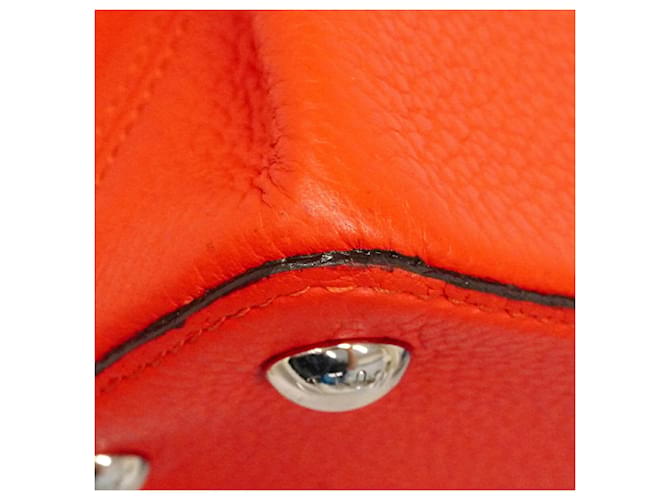 Borsa Louis Vuitton Capucines BB Rosso - vista 11