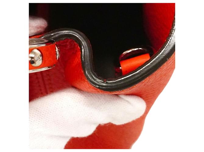 Borsa Louis Vuitton Capucines BB Rosso - vista 6