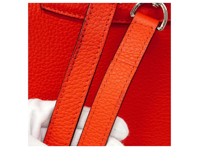 Borsa Louis Vuitton Capucines BB Rosso - vista 9
