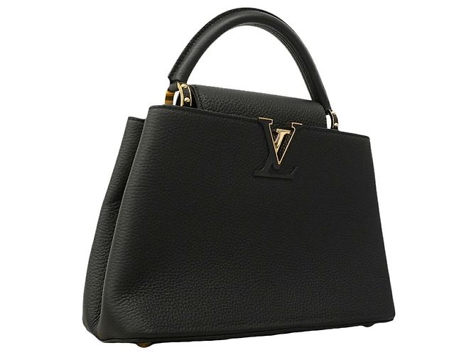 Borsa Louis Vuitton Capucines MM Nero - vista 2