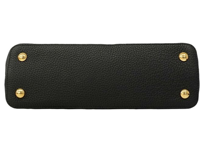 Borsa Louis Vuitton Capucines MM Nero - vista 3