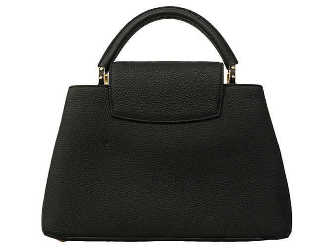 Borsa Louis Vuitton Capucines MM Nero - vista 8