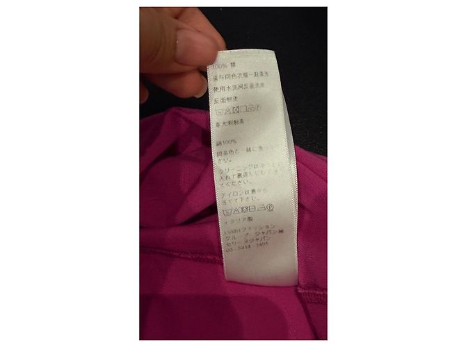 Céline Camiseta Celine Paris Logo Rosa - vista 6