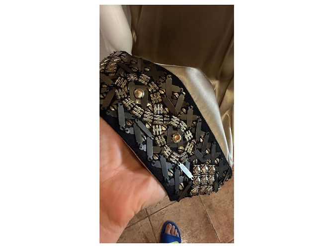 Vestido de seda con adornos Etro Beige - vista 3