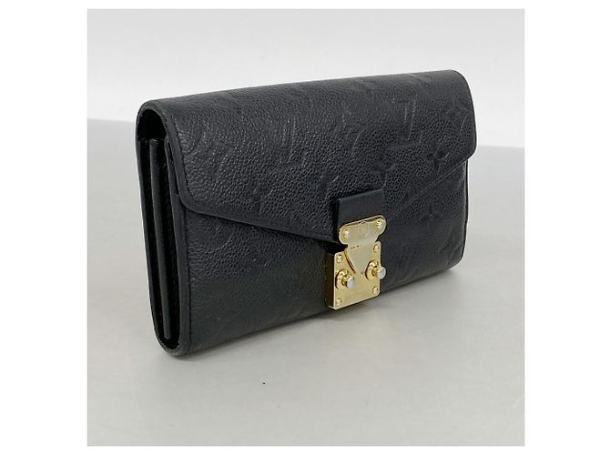 Cartera larga Louis Vuitton Monogram Empreinte Negro - vista 2