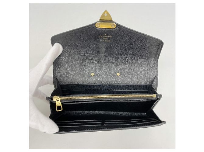 Cartera larga Louis Vuitton Monogram Empreinte Negro - vista 3