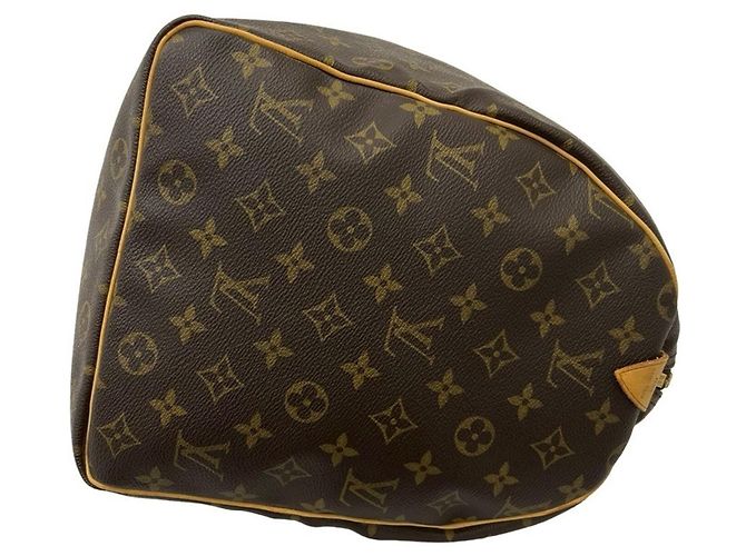Borsa Boston Louis Vuitton Vintage Keepall 50 Monogram Leather Marrone - vista 6