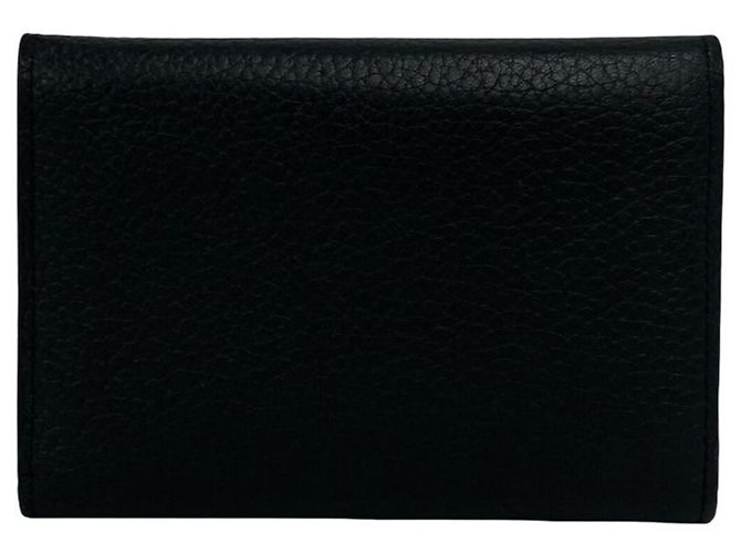 Louis Vuitton Portefeuille Capucines Compact Leder Dreifach-Geldbörse Schwarz - Ansicht 2