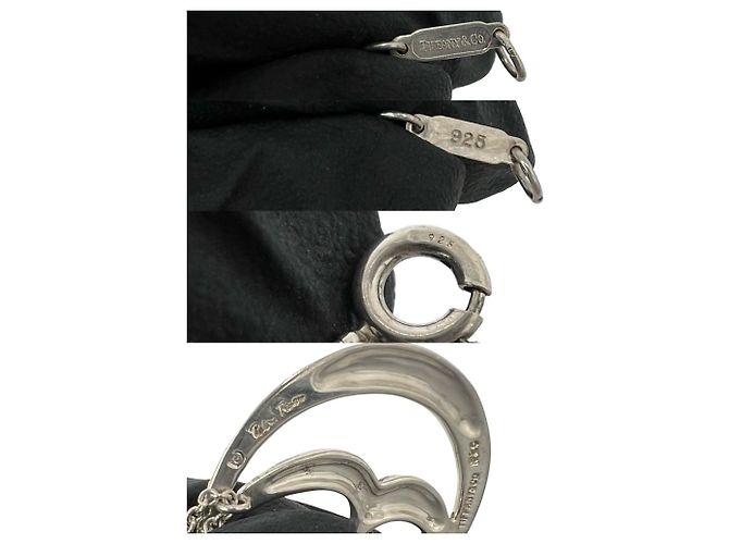 Tiffany & Co Collana Tiffany Vintage Crescent Moon Argento - vista 3