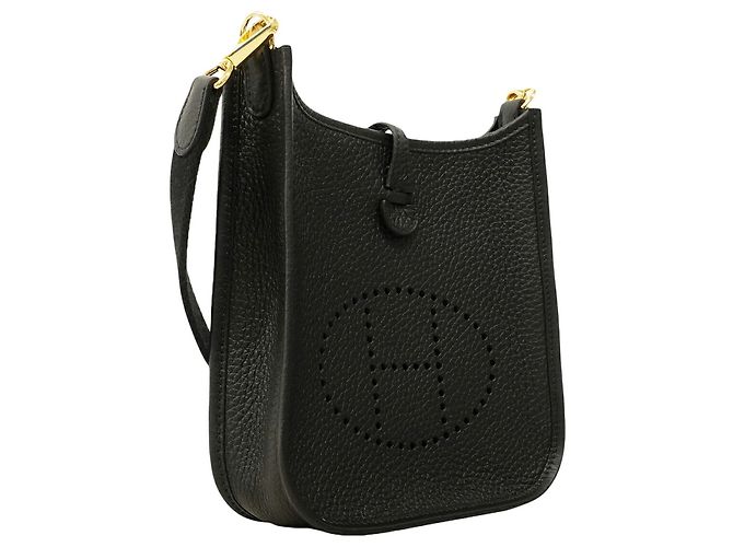Hermès Borsa a tracolla Hermes Evelyne TPM Nero - vue 2