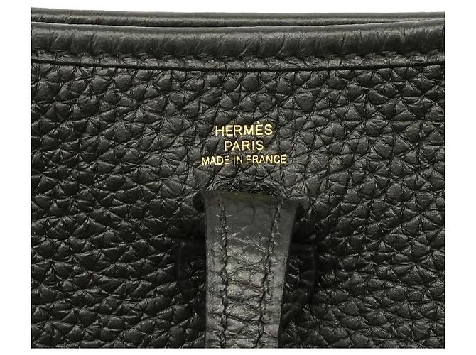 Hermès Borsa a tracolla Hermes Evelyne TPM Nero - vue 5