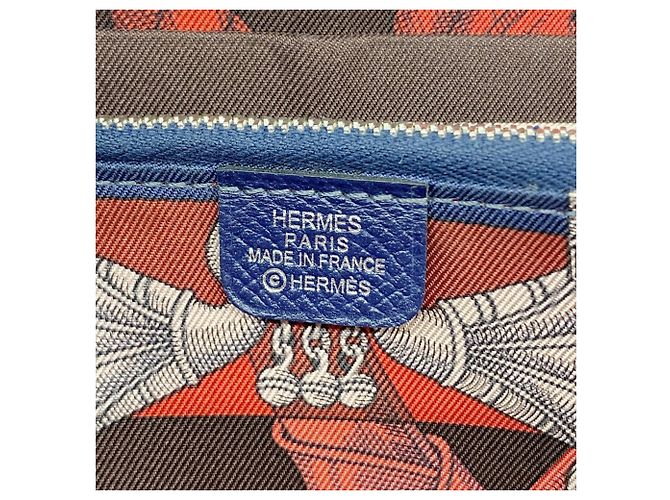 Hermès Cartera larga Azap Hermes Azul marino - vista 4