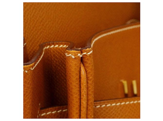 Hermès Borsa Hermes Birkin 35 in pelle Epsom Gold D'oro - vista 7